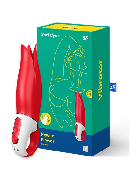 satisfyer_power_flower_vibrador_clitoriano_rojo_ergonómico_impermeable_12_modos_4049369016488_oferta