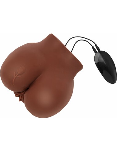 ACT Big Ass Masturbador Realista con Vibrador Marrón | Kiwiku - Juguetes Sexuales para Hombres