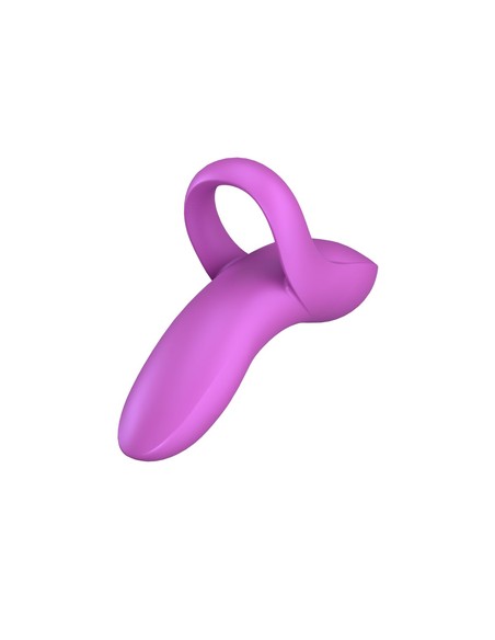 Satisfyer Bold Lover Vibrador de Dedo Rosa Oscuro | 12 Modos Vibración | Kiwiku