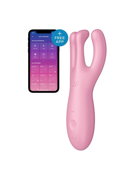 satisfyer_threesome_4_vibrador_rosa_con_tres_brazos_flexibles_para_estimulación_clitoriana_y_labios_vaginales