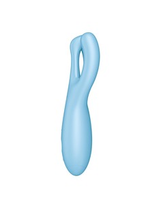 satisfyer_threesome_4_vibrador_azul_con_tres_brazos_flexibles_para_estimulación_clitoriana_y_labios_vaginales 2