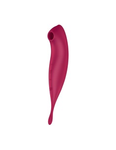 satisfyer_twirling_pro+_vibrador_híbrido_de_aire_app_controlado_rojo_oscuro_1_unidades_4061504043906_oferta 2