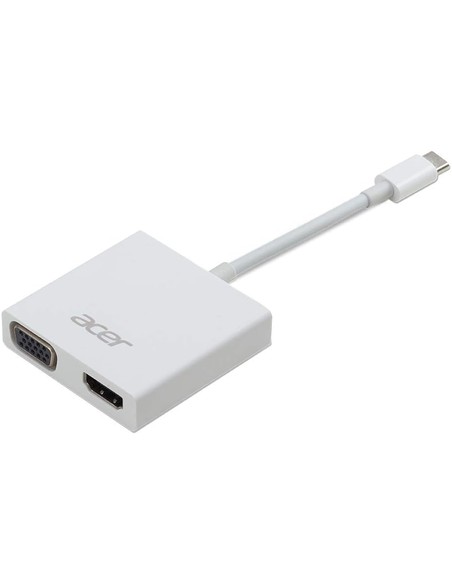 Compra Adaptador Acer USB-C a HDMI VGA en Kiwiku