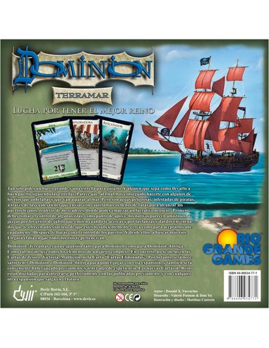 Compra Dominion Expansión Terramar de Devir en Kiwiku