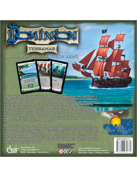 Compra Dominion Expansión Terramar de Devir en Kiwiku