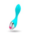 Happy Loky Mini Fun Vibrador Recargable de Silicona Suave Con 7 Modos de Vibración, Impermeable y Silencioso para Estimulación D