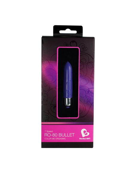 Rocks-Off RO-80mm Bala Vibradora Colour Changin 7 Funciones | Vibrador Impermeable Edición Limitada - Kiwiku