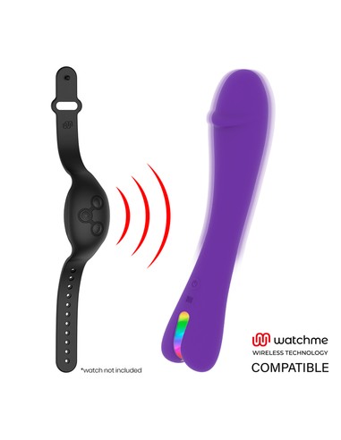MR. BOSS Enzo Vibrador Lila Compatible Watchme Wireless | Kiwiku