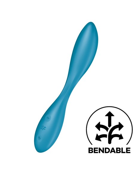 Satisfyer G-Spot Flex 1 Multi-Vibrador Flexible Petrol | Kiwiku - Placer Intenso Punto G