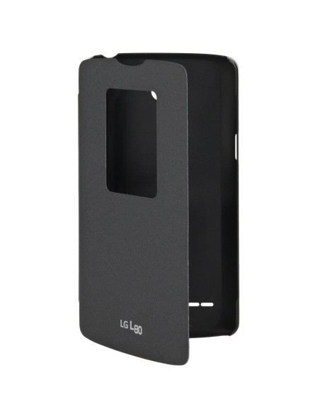 LG G030510B1 - Funda con tapa y ventana para LG L80, negra CCF-510.AGEUBK kiwiku.com