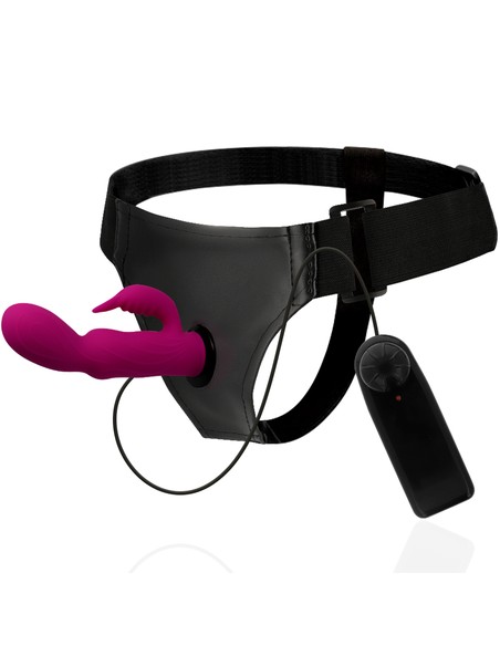 Arnés Vibrador Rabbit Vincent 15 cm HARNESS ATTRACTION | Kiwiku