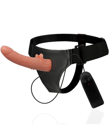 Arnés Vibrador Héctor 20 cm HARNESS ATTRACTION | Realista Multivelocidad Unisex - Kiwiku