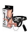 Harness Attraction Arnés Emmett Realístico Vibrador 16.5 Cm Diámetro 3.7 Cm Multivelocidad para Parejas