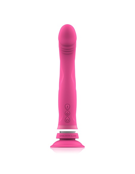 INTENSE FUN Michelangelo Vibrador Silicona Rosa 11cm | Juguetes Sexuales Kiwiku