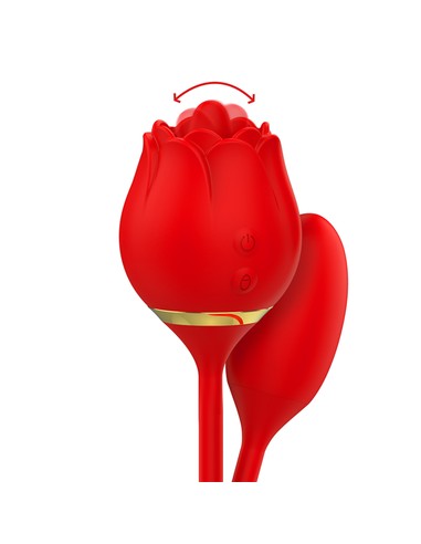 MIA VIENA Double Pleasure Licking + Huevo Vibrador | Estimulador Clitoriano y Anal Recargable | Kiwiku
