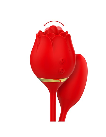 MIA VIENA Double Pleasure Licking + Huevo Vibrador | Estimulador Clitoriano y Anal Recargable | Kiwiku