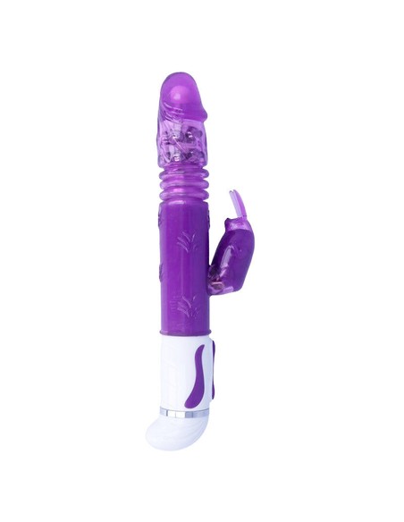 INTENSE FUN Estuard Vibrador Rotador Up  Down Lila | Kiwiku - Juguetes Sexuales Ergonómicos