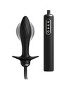 Anal Fantasy Elite Collection - Plug Inflable y Vibrador Auto-throb Con Pulsación Automática y Textura de Silicona Suave