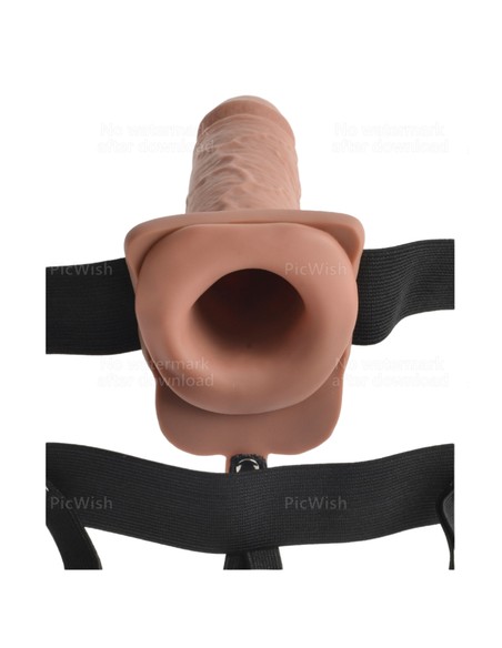 Arnés Ajustable Pene Realista FETISH FANTASY SERIES 17.8 cm Vibrador Recargable | Kiwiku