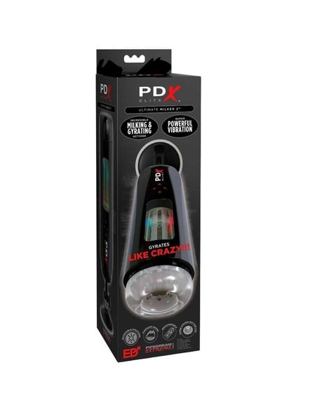 PDX ELITE Ultimate Milker 2 Masturbador Giratorio Vibrador | Kiwiku