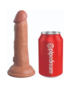 king_cock_elite_dildo_realista_vibrador_de_silicona_15.2_cm_caramelo_0000000000000_oferta