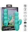 Calexotics Del Mar Diva Vibrador Rabbit Verde Agua By California Dreaming 9.5 Cm Eje Potente Estimulador Dual