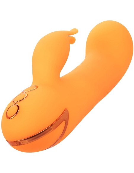 calexotics_montecito_muse_vibrador_rabbit_naranja_con_inflado_automático