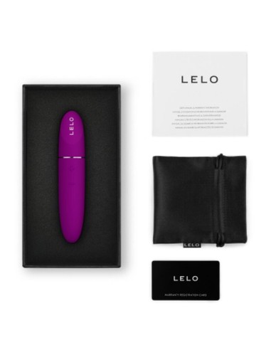 LELO MIA 3 Vibrador Personal Rosa Profundo | 8 Modos Vibración Compacto para Mujeres - Kiwiku