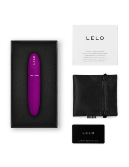 LELO MIA 3 Vibrador Personal Rosa Profundo | 8 Modos Vibración Compacto para Mujeres - Kiwiku