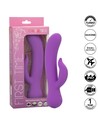 Calexotics First Time Rechargeable Pleaser Vibrador Estimulador Dual Morado 10 Cm