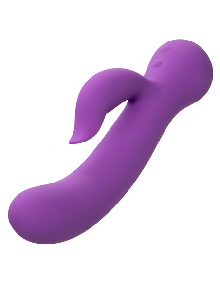 calexotics_first_time_rechargeable_pleaser_vibrador_estimulador_dual_morado_10_cm_0000000000000_barato