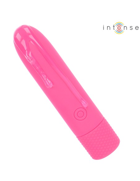 INTENSE SYMONE Bala Vibradora Recargable USB 8 Vibraciones Rosa 10x2.2cm | Kiwiku