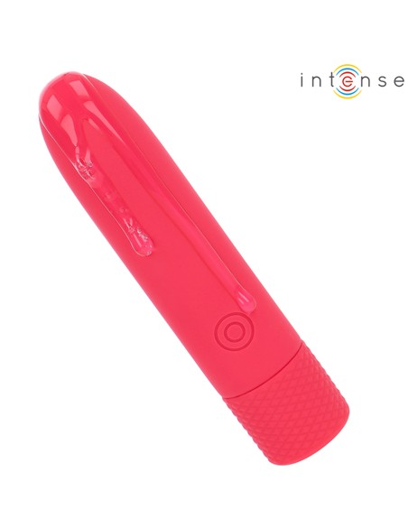 INTENSE SYMONE Bala Vibradora Recargable USB 8 Vibraciones Rojo 10x2.2cm | Kiwiku