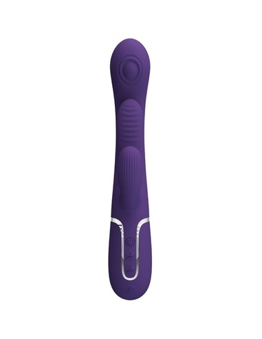 Pretty Love Shania Vibrador Rabbit Triple Morado | 7 Modos Vibración | Kiwiku