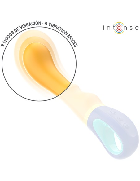 SHAGGY Vibrador Punto G Amarillo INTENSE FUN | Estimulación Intensa y Ergonómica en Kiwiku