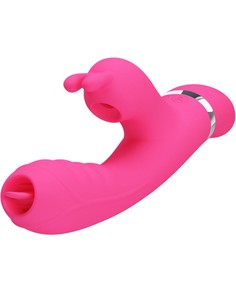 pretty_love_phoenix_vibrador_rabbit_multifunción_rosa_con_succión_y_lengua_estimuladora 2