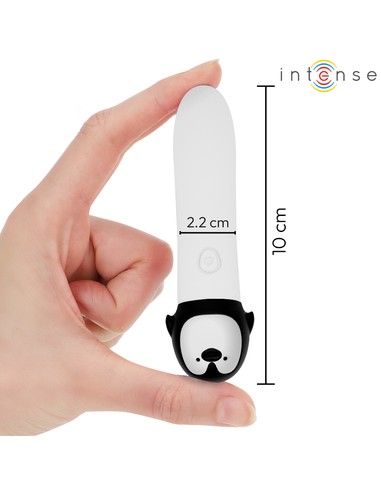 Intense Fun Intense Rich Bala Vibradora Pingüino Recargable USB 10x2.2 cm | Kiwiku