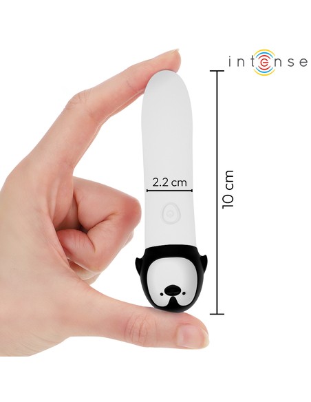 Intense Fun Intense Rich Bala Vibradora Pingüino Recargable USB 10x2.2 cm | Kiwiku