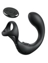 Anal Fantasy Elite Collection Ass-gasm Slide & Glide Masajeador Anal Vibrador Con Control Remoto Negro