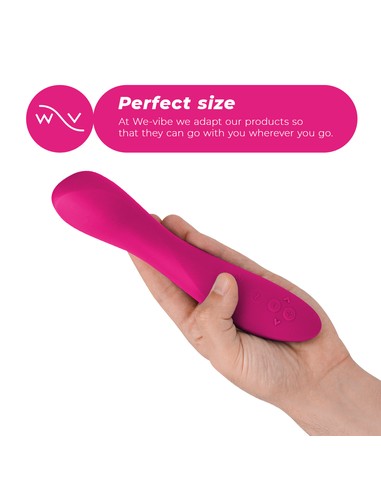 We-Vibe Rave 2 Vibrador Punto G Fucsia | Estimulación Dual y App Control | Kiwiku