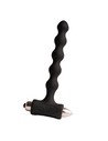 Rocks-off Petite Sensations Pearls Plug Anal Vibrador Negro 17 Cm para Principiantes