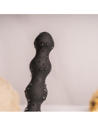 Rocks-Off Petite Sensations Pearls Plug Anal Vibrador Negro | Kiwiku