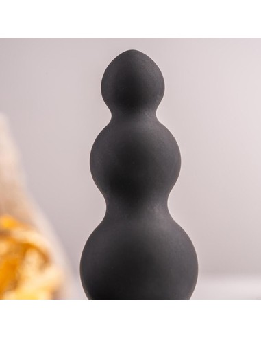 Rocks-Off Petite Sensations Bubbles Plug Anal Vibrador Negro | Kiwiku