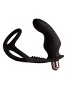 Rocks-off Ro-zen Pro Plug Anal Con Anillo Vibrador para Pene y Testículos Negro, 13 Cm de Largo Total, Silicona Médica Impermeab
