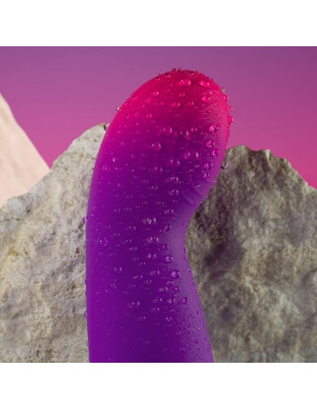 Vibrador G-Spot Rocks-Off Glow Girl Vibe Morado | Kiwiku - Placer Discreto e Intenso