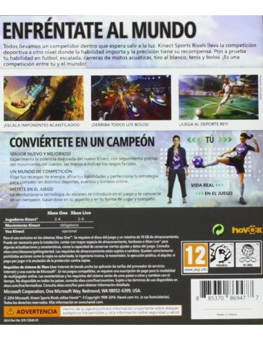 XBOX ONE KINECT SPORTS RIVALS ED 5TW-00049 kiwiku.com