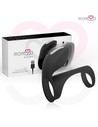 Moressa Brandon Potente Anillo Vibrador Con Funda de Engrosamiento Masculino, Recargable Usb, 7 Modos de Vibración, Silicona Pre