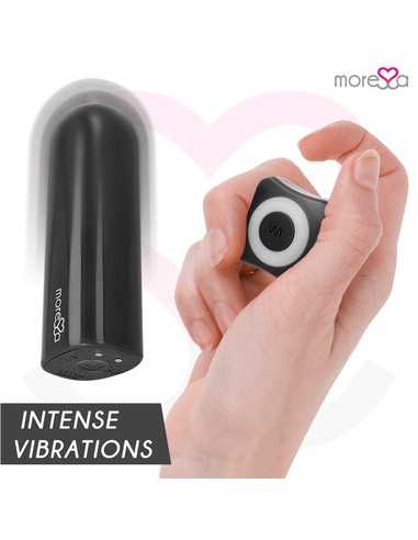 MORESSA Nix Vibrador Control Remoto Negro | Potente Multi Juegos | Kiwiku