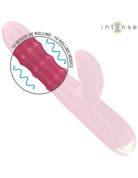 Vibrador Multifunción INTENSE FUN CHLOE 3 en 1 Rojo | 10 Modos Vibración | Kiwiku