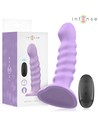 Intense Brenda Vibrador Talla M Diseño en Espiral 10 Vibraciones Morado Con Control Remoto